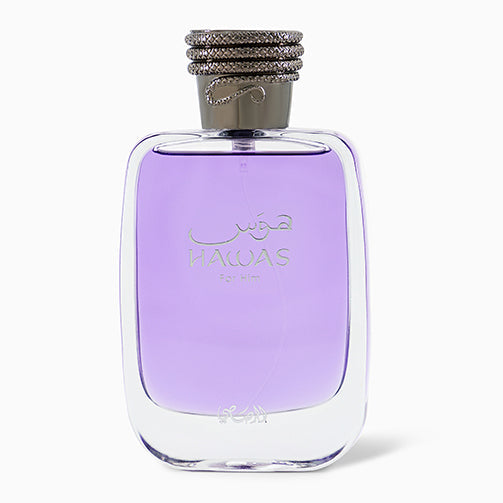 Rasasi Hawas For Him 100ml fragrance bottle for him — bergamot • cardamom • ambergris